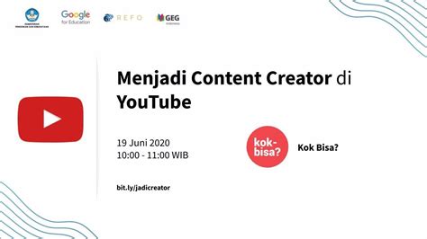 menjadi content creator di youtube